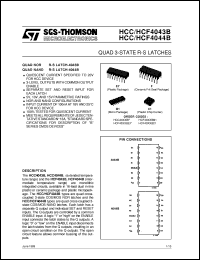 Click here to download HCF4043 Datasheet