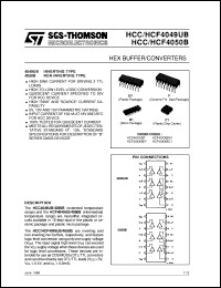 Click here to download HCF4050B Datasheet