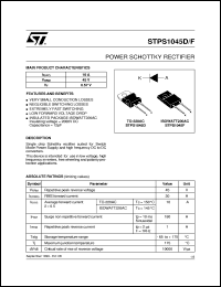 Click here to download STPS1045F Datasheet