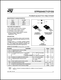 Click here to download STPS2045 Datasheet