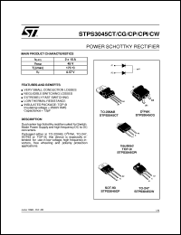 Click here to download STPS3045CW Datasheet