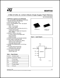 Click here to download M29F040 Datasheet