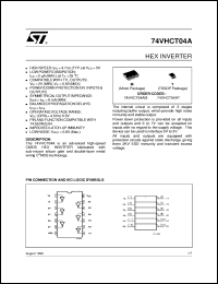 Click here to download 74VHCT04 Datasheet