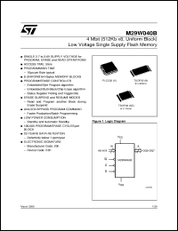 Click here to download M29W040B90N6 Datasheet