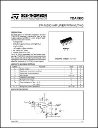 Click here to download TDA1905 Datasheet