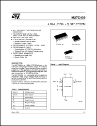 Click here to download M27C405 Datasheet