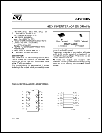 Click here to download 74VHC05 Datasheet