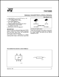 Click here to download 74V1G05 Datasheet