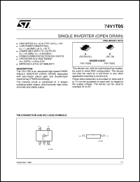 Click here to download 74V1T05 Datasheet