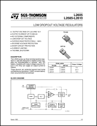 Click here to download L2605 Datasheet