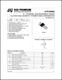 Click here to download STP38N06 Datasheet