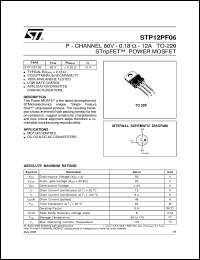 Click here to download STP12PF06 Datasheet