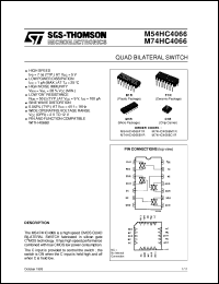 Click here to download M74HC4066 Datasheet