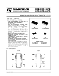 Click here to download HCF4067 Datasheet