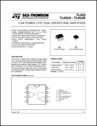 Click here to download TL062ACN Datasheet