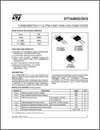 Click here to download STTA806D Datasheet