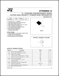 Click here to download STW80N06-10 Datasheet