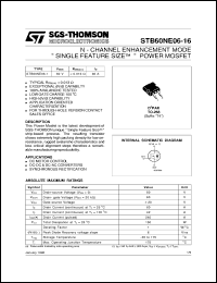 Click here to download STB60NE06-1 Datasheet