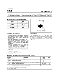 Click here to download STTH806 Datasheet