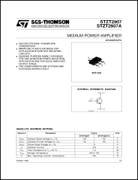 Click here to download STZT2907 Datasheet