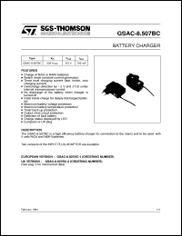 Click here to download GSAC-8.507BC Datasheet