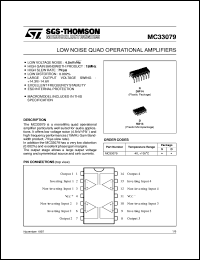 Click here to download MC33079D Datasheet