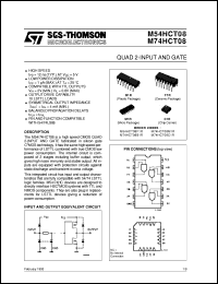 Click here to download M74HCT08 Datasheet