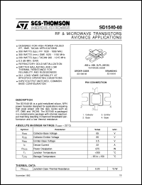 Click here to download SD1540 Datasheet