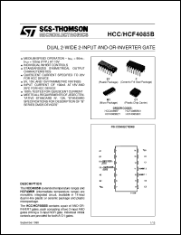 Click here to download HCF4085 Datasheet