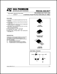 Click here to download RBO08-40 Datasheet