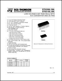Click here to download ST6208LM1 Datasheet