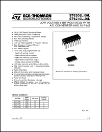 Click here to download ST6209LB1 Datasheet