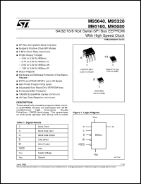 Click here to download M95320-MN3 Datasheet