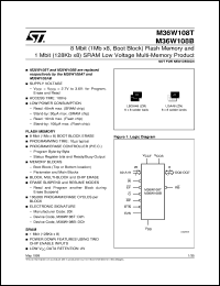 Click here to download M36W108B Datasheet