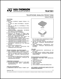 Click here to download TEA7091 Datasheet