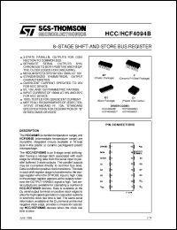 Click here to download HCF4094 Datasheet