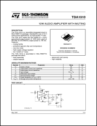 Click here to download TDA1910 Datasheet