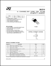 Click here to download BUZ10 Datasheet