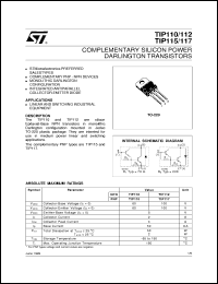 Click here to download TIP117 Datasheet