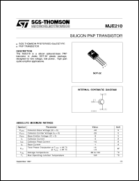 Click here to download MJE210 Datasheet