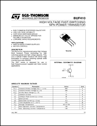 Click here to download BUF410 Datasheet