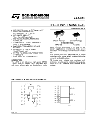 Click here to download 74AC10 Datasheet