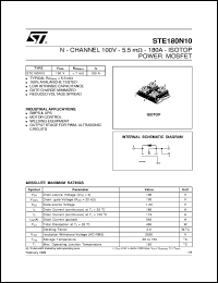 Click here to download STE180N10 Datasheet