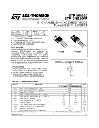 Click here to download STP10NB20 Datasheet