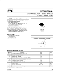 Click here to download STGB10N60 Datasheet