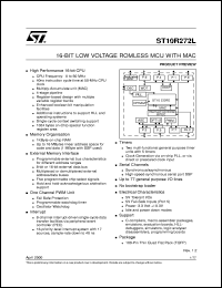Click here to download ST10R272LAT1 Datasheet