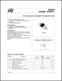 Click here to download D45H11 Datasheet