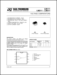 Click here to download LM111D Datasheet