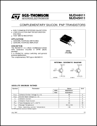 Click here to download MJD44 Datasheet