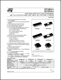 Click here to download ST72T311N2 Datasheet